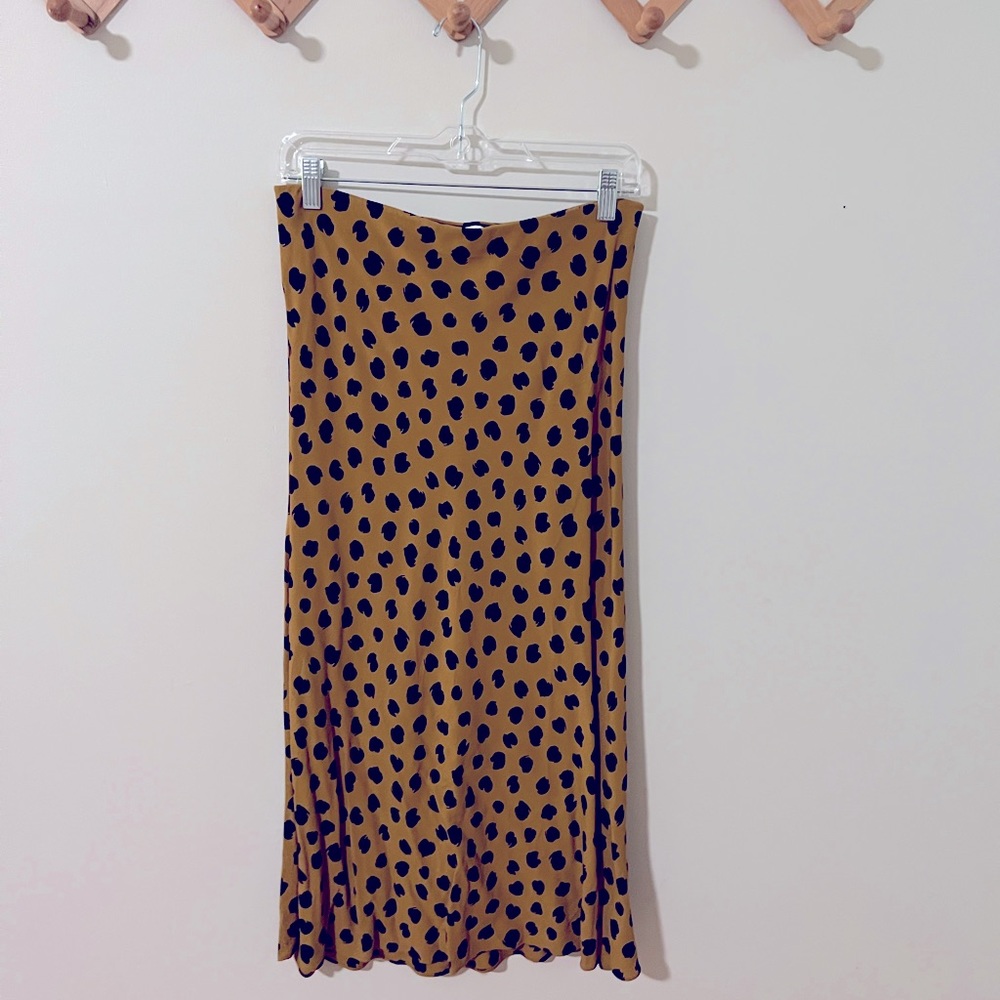 Madewell midi slip skirt